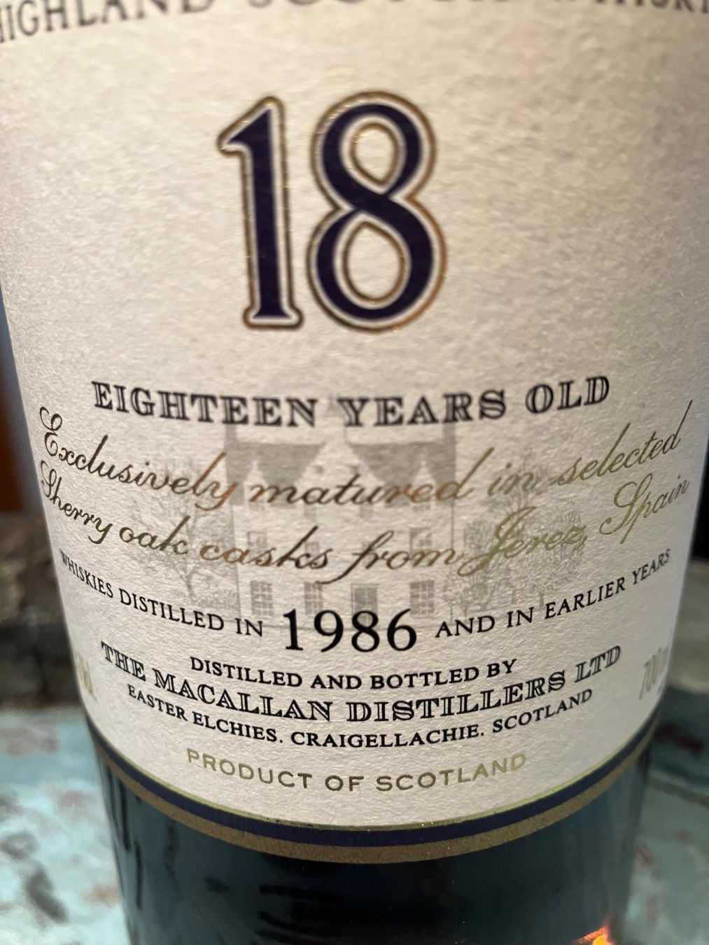 Macallan Spirituosen: Macallan 1986 18 Years Sherry – Neu und originalverpackt aus Aarwangen von concorde58 3