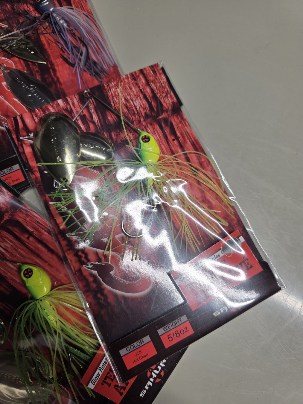 Esche: Sakura Ninja Blade Spinnerbait, NEU und Originalverpackt – Nuovo e nell'imballaggio originale da Rheinfelden venduto da Hechtkill1 3