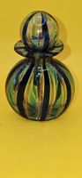 Vintage Mundgeblasenes Parfüm Fläschen Glas Murano