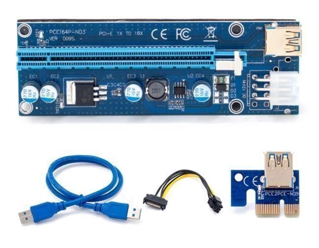Elektronikbauteil: PCI-E Riser Express USB 3,0 - für Miners – Neu (gemäss Beschreibung) aus Holderbank AG von Tuhwd