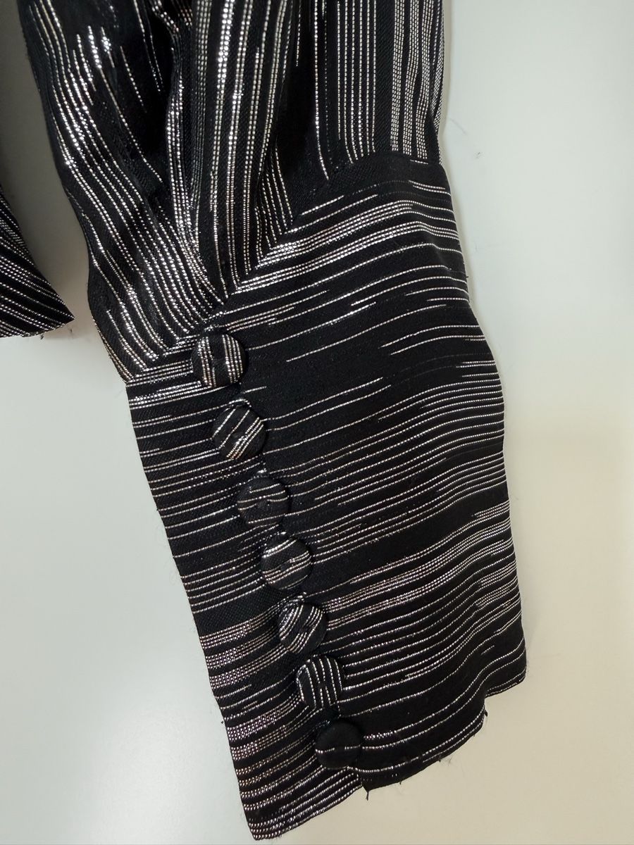Bottega Veneta Blusen: Bottega Veneta Bluse Schwarz Silber – Gebraucht aus Zug von 5anna 4