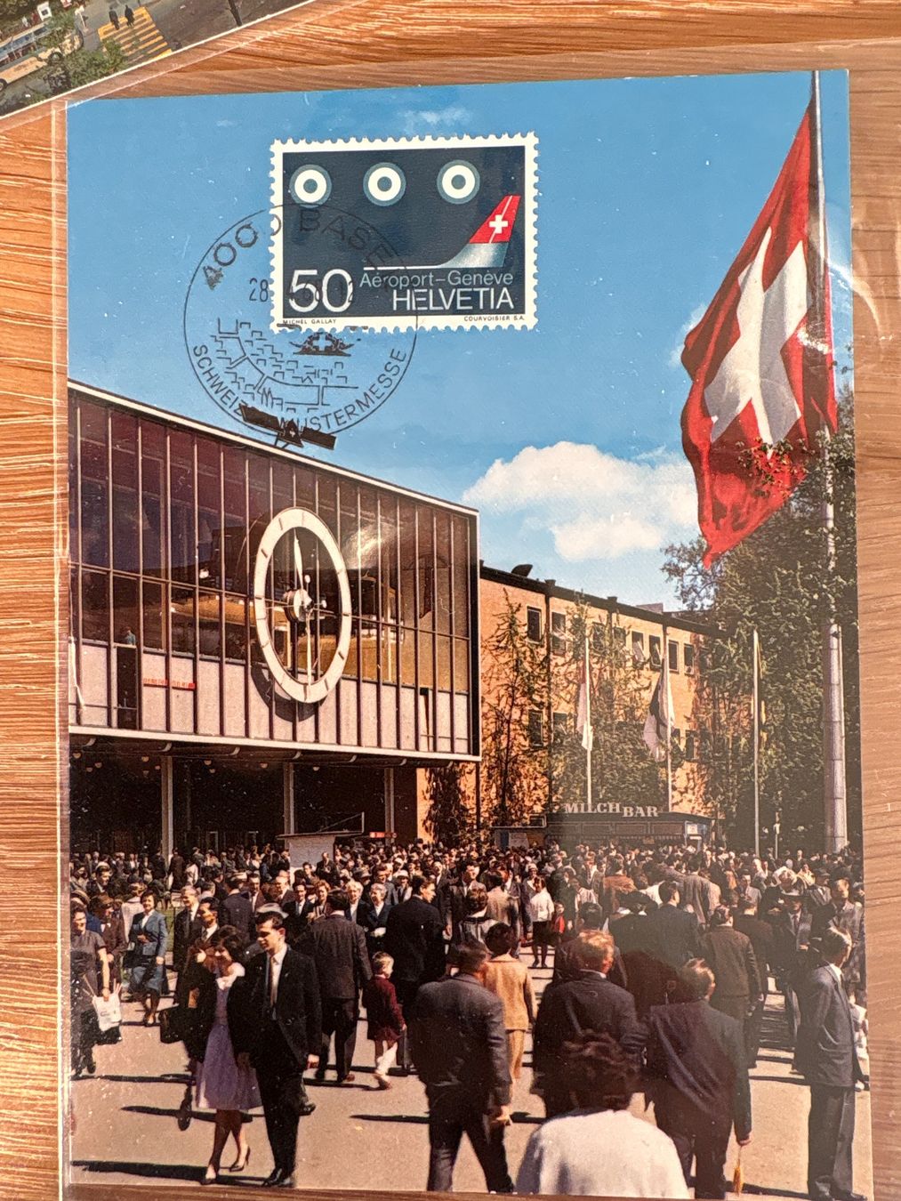 Cartoline postali: 4 Ansichtskarten Basel Stadt – Usato da Reinach BL venduto da argentOro_1 4