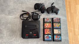 Sega Mega Drive II Konsole schwarz 16-Bit