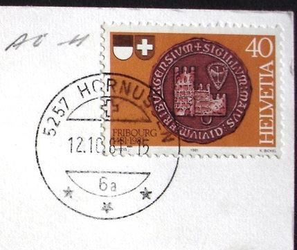 Ansichtskarten: HORNUSSEN AG Flugaufnahme – Gebraucht aus Jona von philajona 1