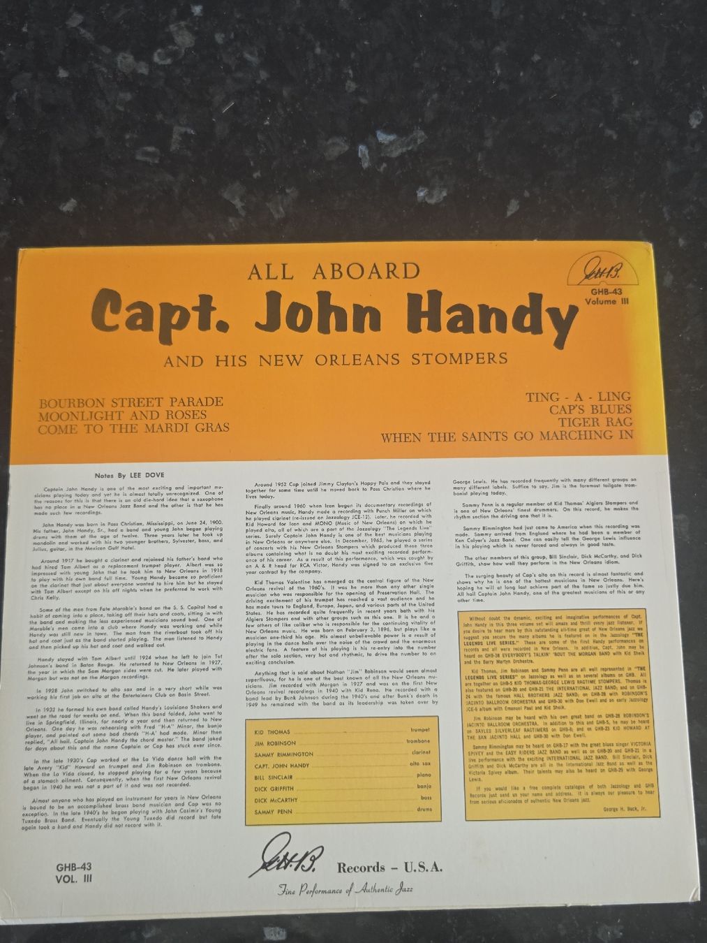 Vinyles: Capt. John Handy  – D'occasion à Müntschemier par Fee_00 1