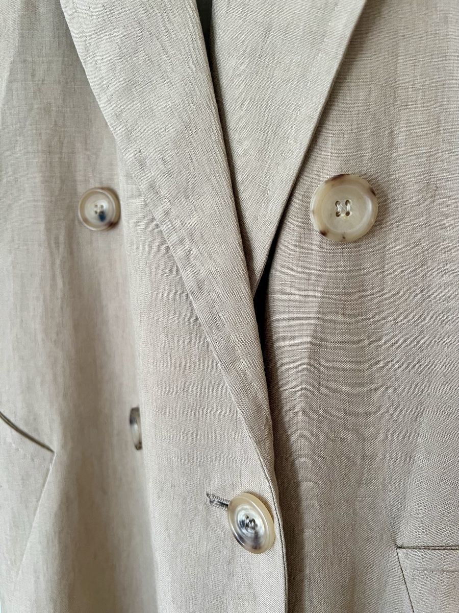 Max Mara Cappotti: Max Mara Leinen Trench – Usato da Sion venduto da b2c1cat 2
