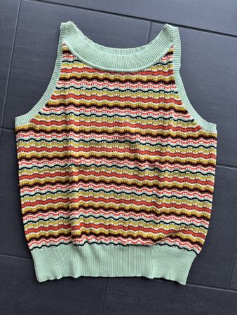 Stricktop King Louie bunt gestreift Grösse M guter Zustand