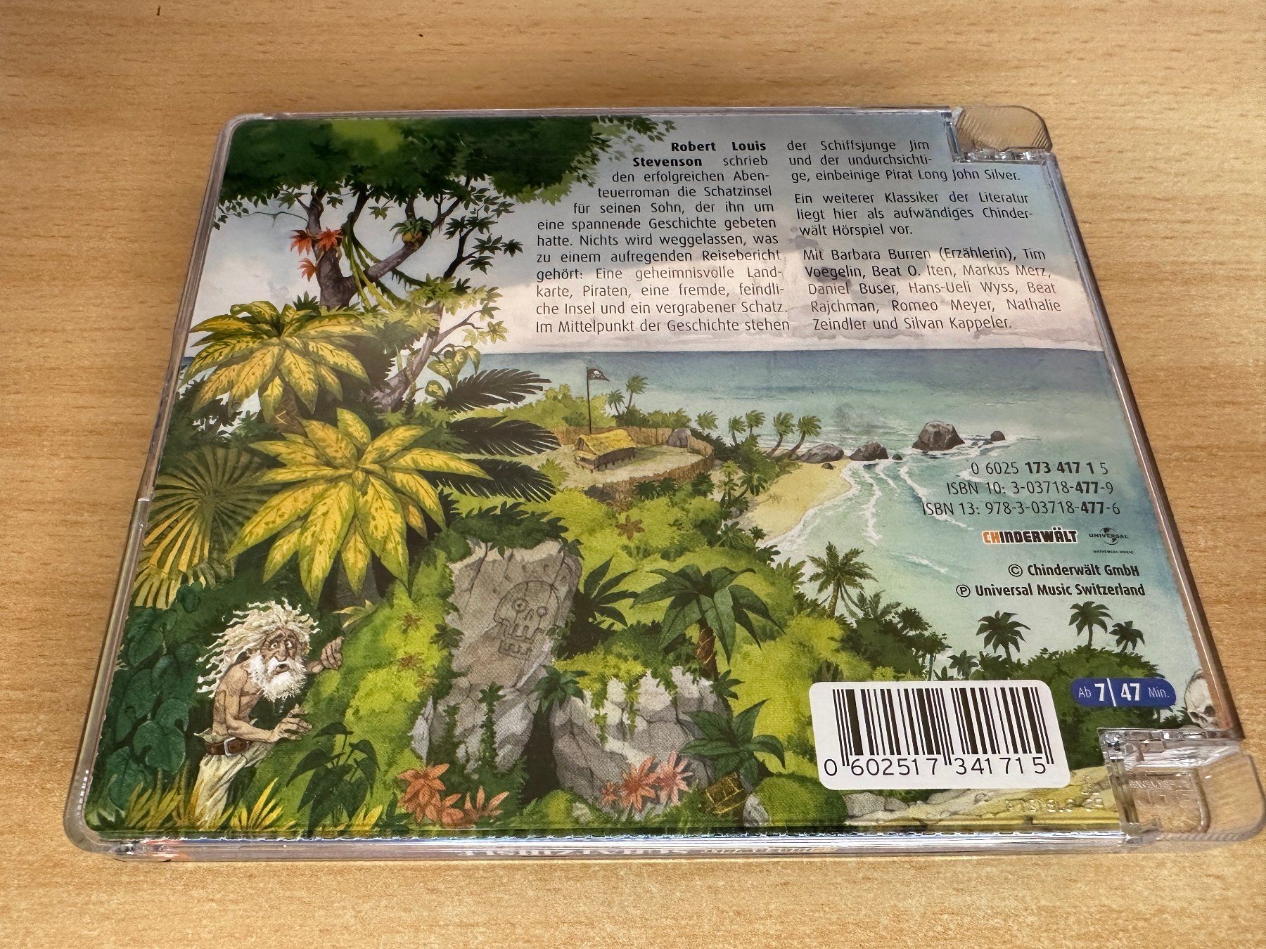 Audiolibri: S7 Robert Louis Stevenson - Schatzinsle - Schwiizerdütsch – Usato da Rikon im Tösstal venduto da Alpenmutz 1