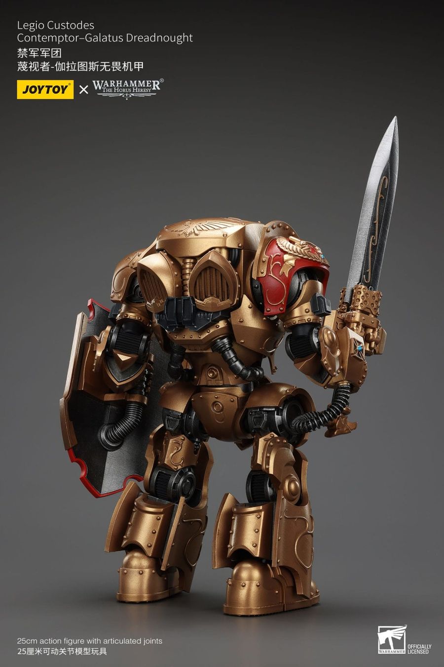 Statuette: Warhammer Legio Custodes Contemptor-Galatus Dreadnought 25cm – Nuovo e nell'imballaggio originale da St-Imier venduto da ATTAKSHOP 3
