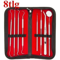 8er Zahnsteinentferner Zahnpflege Zahnreinigung Dental Set