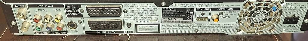 Sony Sistemi audio & multimediali: Sony DVD Recorder mitsamt DVD-Konvolut – Usato da Ermatingen venduto da arr_7yxq 1