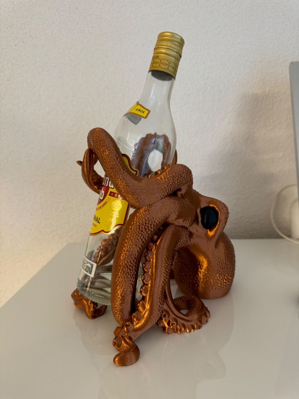 Weingestelle & -ständer: Pieuvre support pour bouteille – Neu (gemäss Beschreibung) aus Vicques von PAMB3D 8