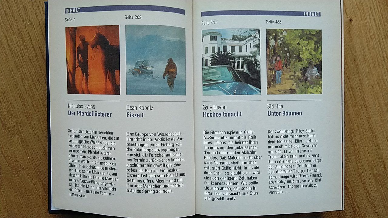 Libri: N.Evans, D. Koontz, G. Devon, S. Hite – Usato da Zürich venduto da kba_579s 2