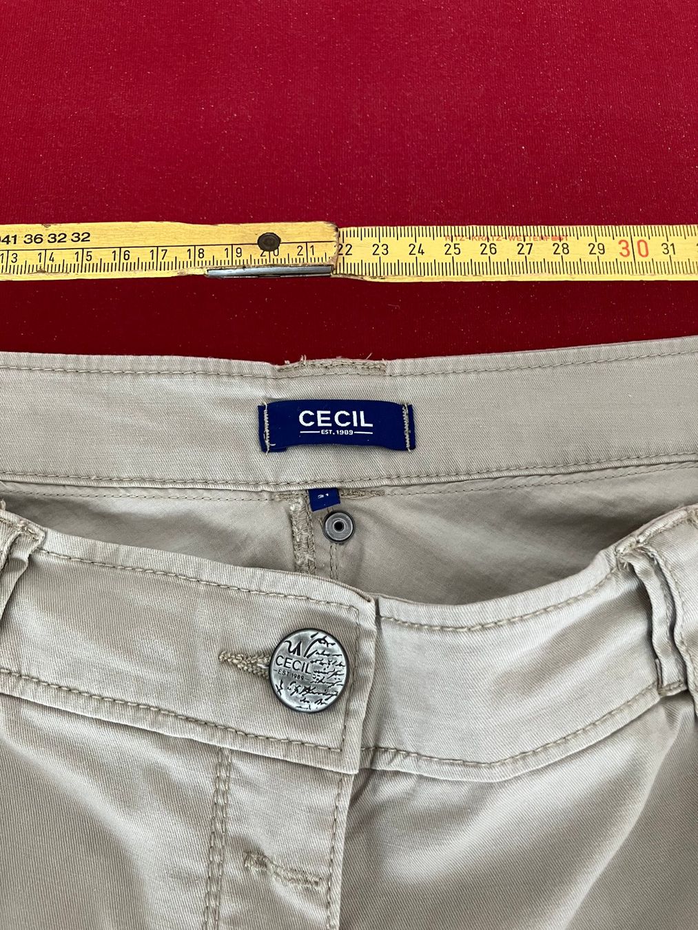 Cecil Hosen: Sommer Hose cecil,  Grösse 31, neu – Neu (gemäss Beschreibung) aus Honau von BrP27 4