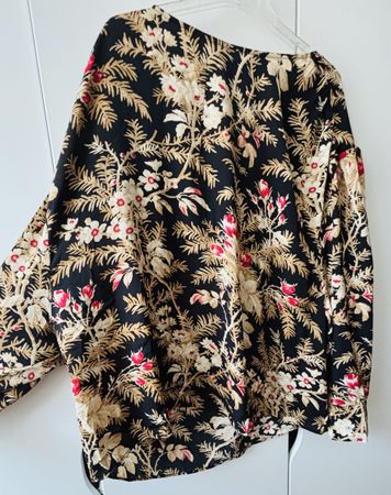 Tunika - Bluse 3XL ( 48-52 ) schwarz/beige/rot NEU Ab 5.-