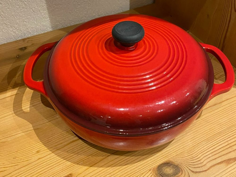 Hanseküche Gusseisen Topf Emailliert 26 Cm 4,7 L – Hochwertiger Topf