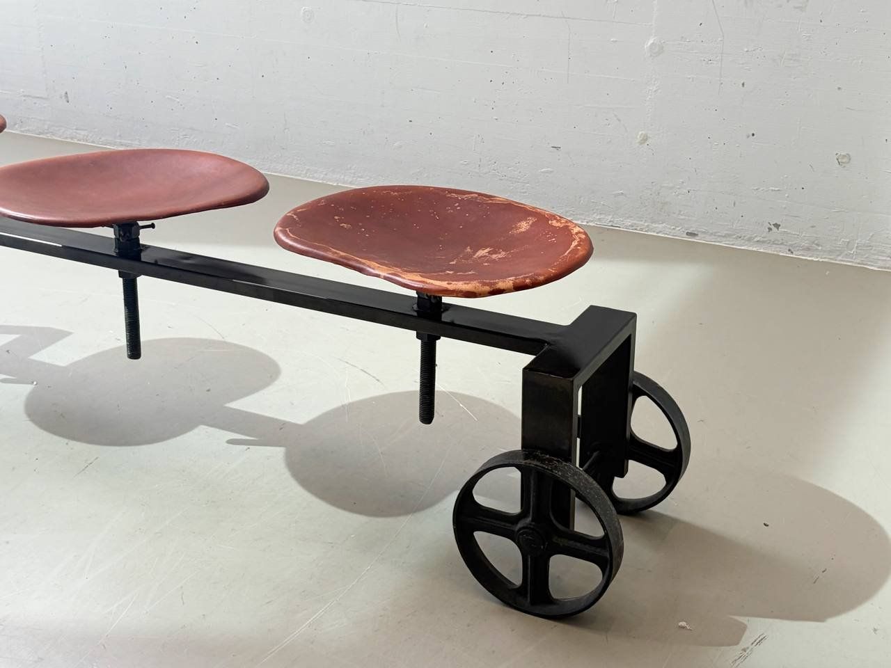 Panchine: Sitzbank von KARE Design mit Ledersitzen, 2000er – Usato da Zürich venduto da LeMoege 3
