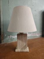 Italienische Mid-Century Tischlampe aus Travertin