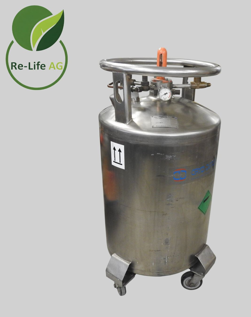 Accessori per altri veicoli: Cryo Diffusion RBP 120 VLR Liquid Nitrogen Tank – Usato da Reinach BL venduto da Re-LifeAG_Labor 1
