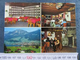 LUNGERN  REST. BAHNHOF ALPSTUBLI MIT MUSIK ONW AK