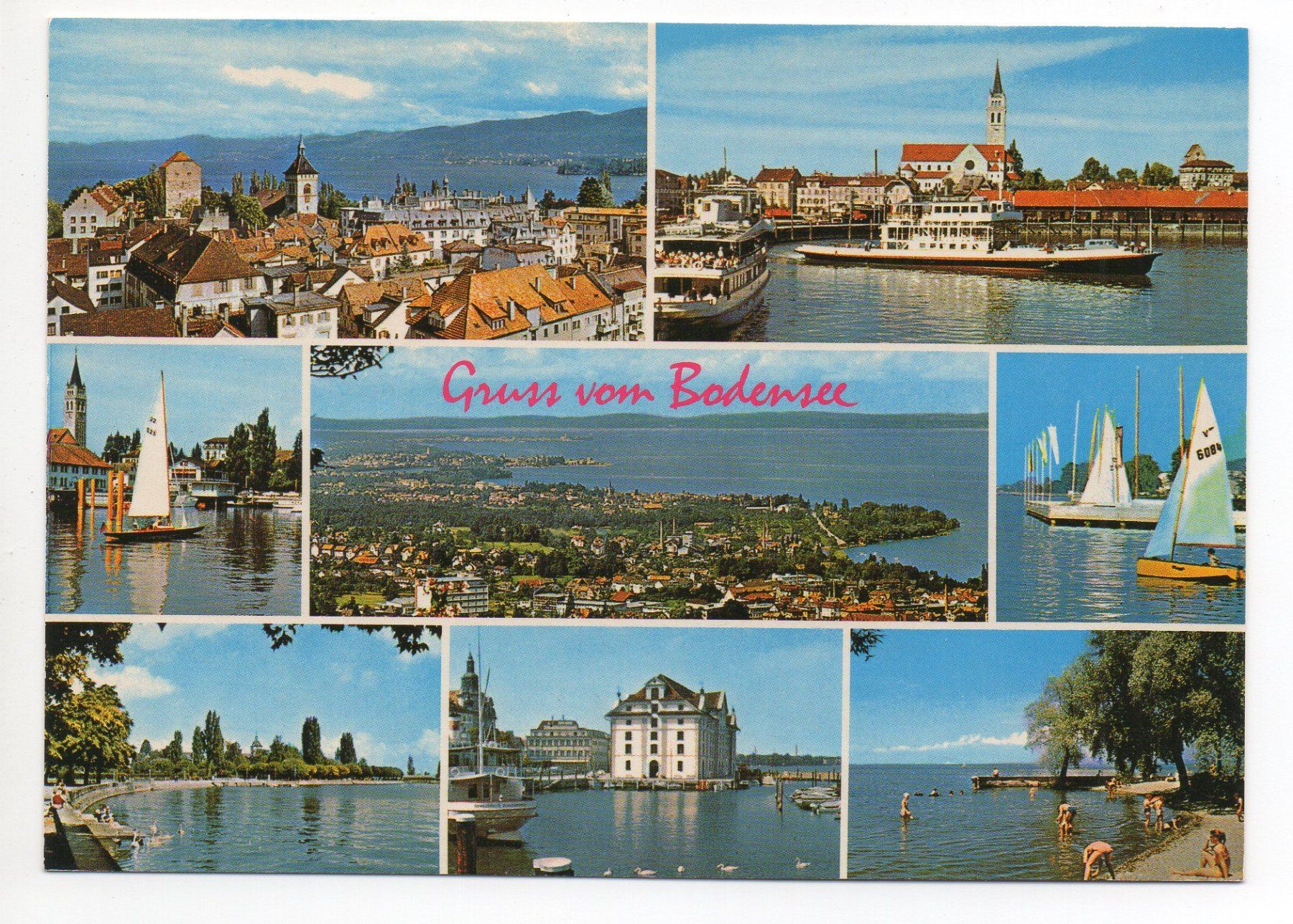 Cartoline postali: Gruss vom BODENSEE Arbon - Romanshorn - Rorschach – Nuovo (secondo la descrizione) da Jona venduto da philajona