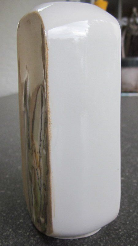 Vasi & Recipienti: Blumenvase mit braunem Decor – Usato da Bischofszell venduto da Pfau0 3