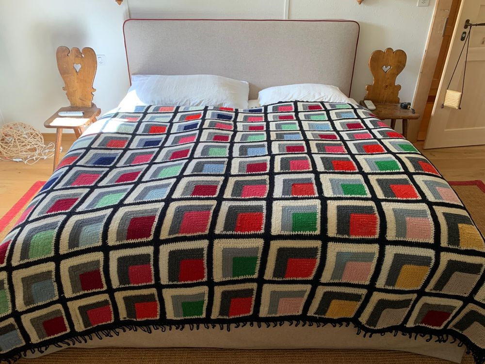 Authentische Mexikanische Serape-Decke – Handgewebt, Ca. 185 X 122 Cm, Aus Baumwollmix, Waschbar