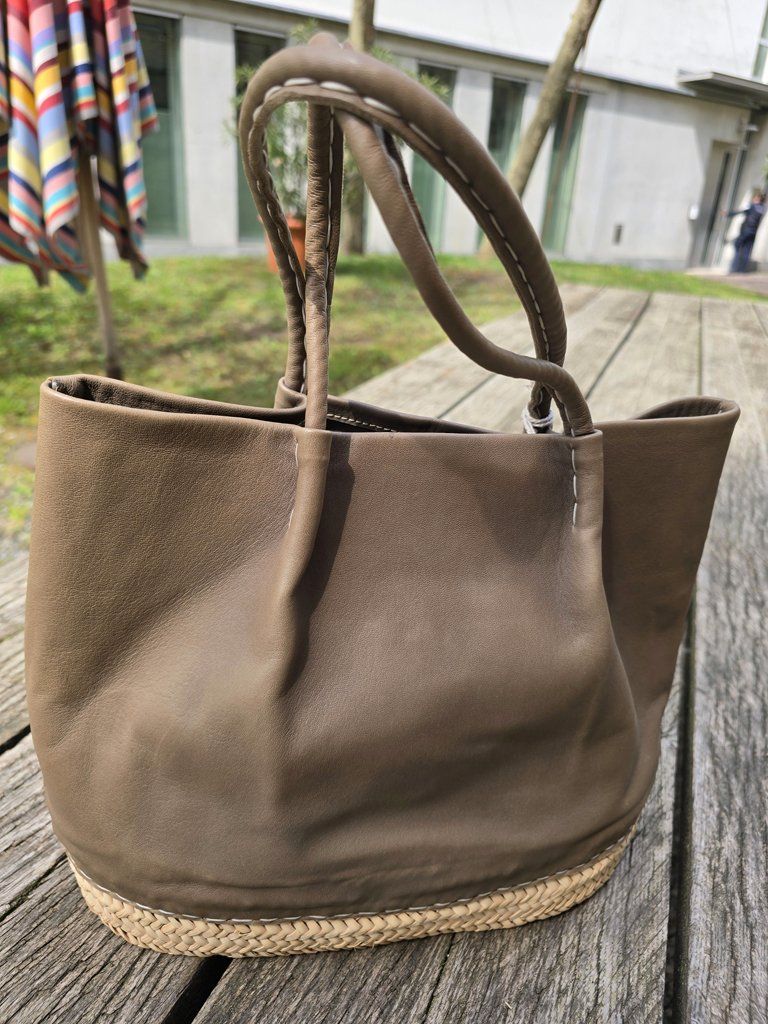 Sacs femmes: Korb: Korbtasche Leder taupe-ANGEBOT – Neuf (Voir description) à Romanshorn par Rachacha 1