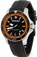 Wenger Armbanduhr schwarz orange 