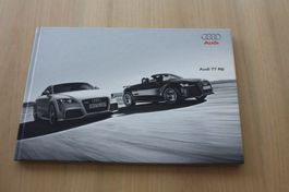 Original Audi TT RS Hardcover Prospekt 2/2009