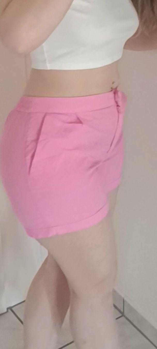 Pantaloni: Pinke Sommer-Shorts, Gr. 36/38 – Nuovo (secondo la descrizione) da Meilen venduto da zuerimul87 1