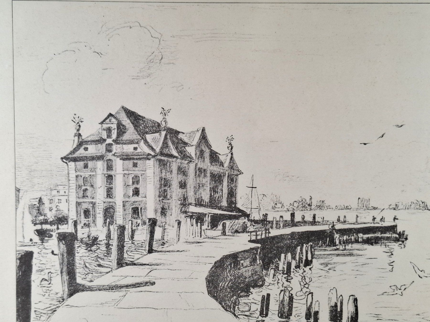 Grafica & Litografie: RORSCHACH KORNHAUS THEO GLINZ Originallitho – Usato da Wil SG venduto da Restwert_Wil 1