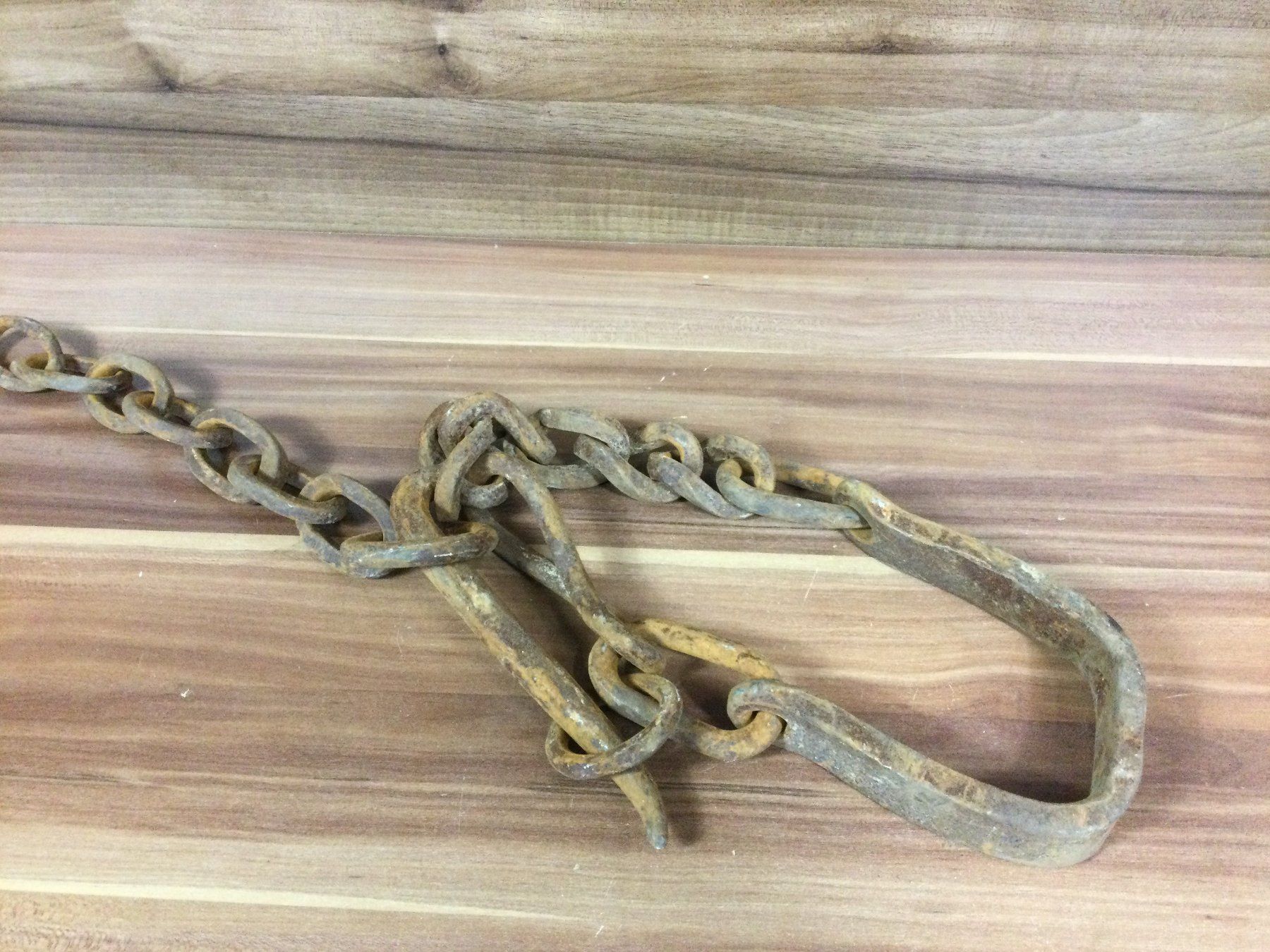Werkzeuge: Geschmiedete Bremskette Bremsschuh für Schlitten oder Wagen – Gebraucht aus Wangen SZ von kuriosum12