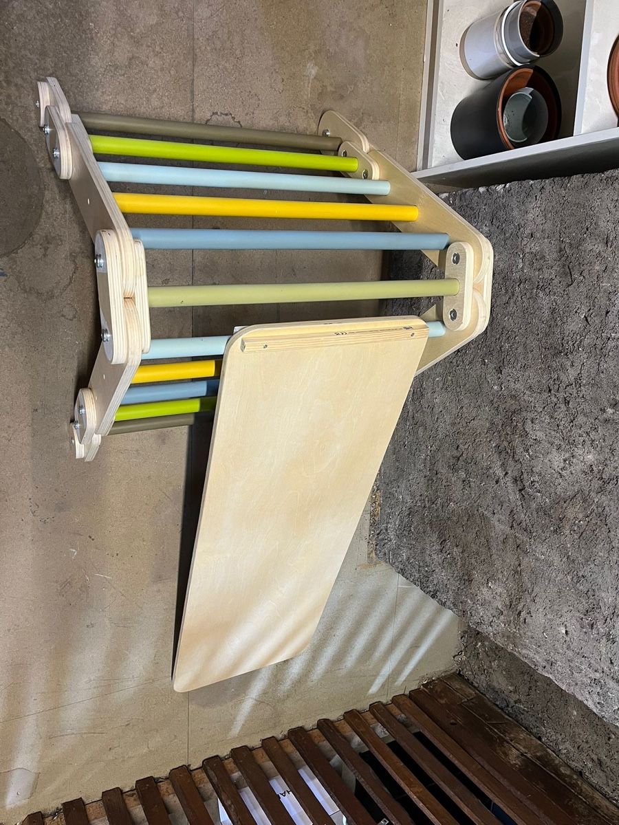 Kletterwände & Klettergriffe: 2-teiliges Montessori Kletterdreieck mit Rutsche – Neu (gemäss Beschreibung) aus Zürich von bom_c25d 2