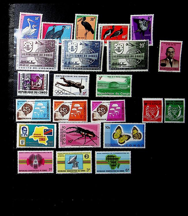 RÉPUBLIQUE DU CONGO TIMBRES NEUFS SANS CHARNIÈRE / F61 (Neu (gemäss ...