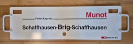 Zuglaufschild Munot Ferien Express