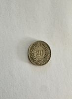 20 Rappen 1947 CHF Münze guter Zustand