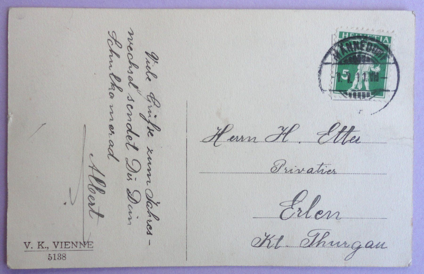 Cartes postales: Glüchliches Neujahr ! – D'occasion à Fétigny par Billy2miny 1