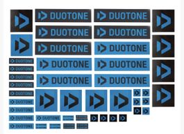 Duotone Aufkleber Set, gross, 54 Stk, Neu & Original!