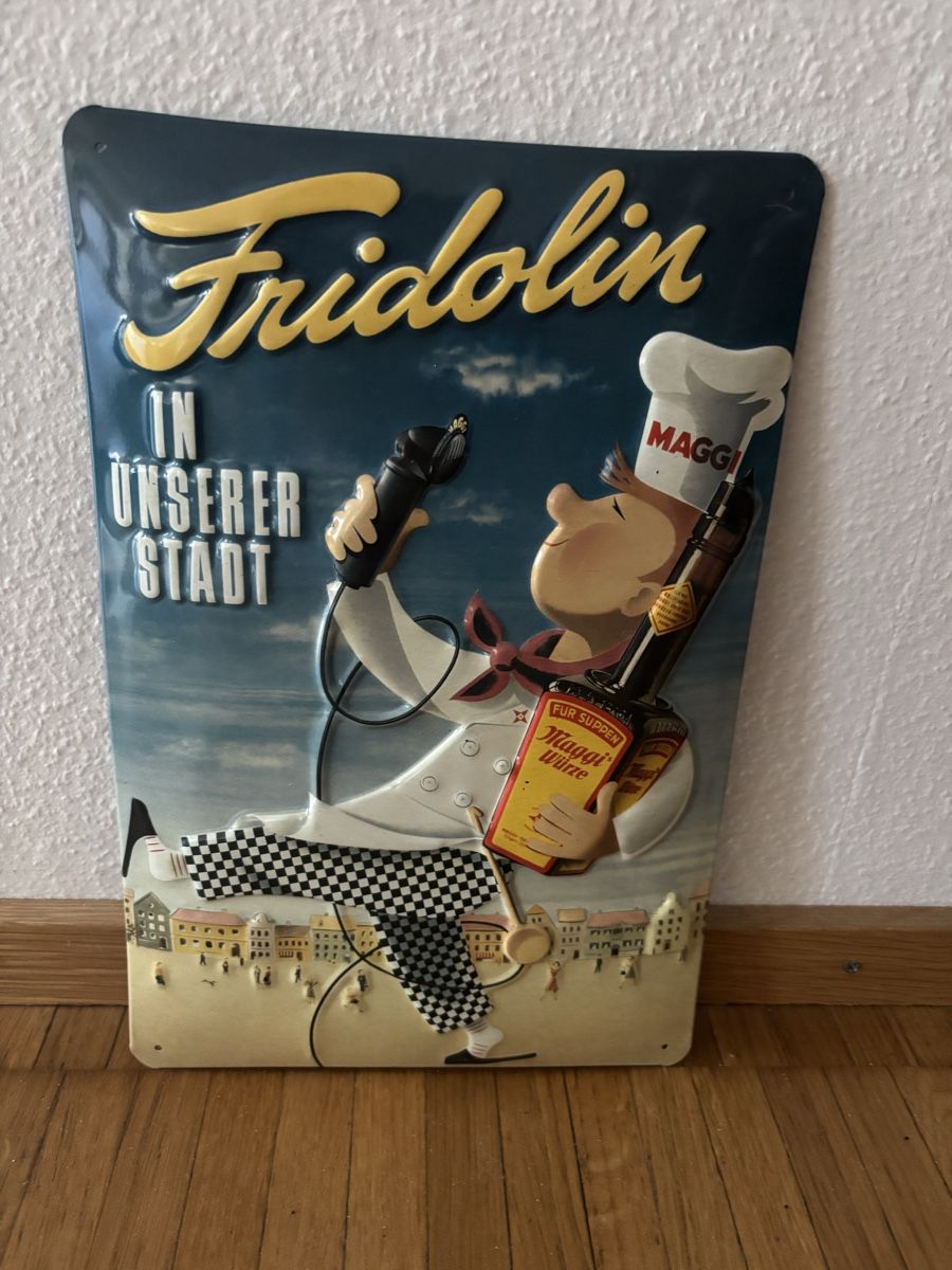 Schilder: 3 Werbe Blechschilder Nostalgie Nivea Budweiser Maggi – Neu (gemäss Beschreibung) aus Zürich von enjoyxvintage 7