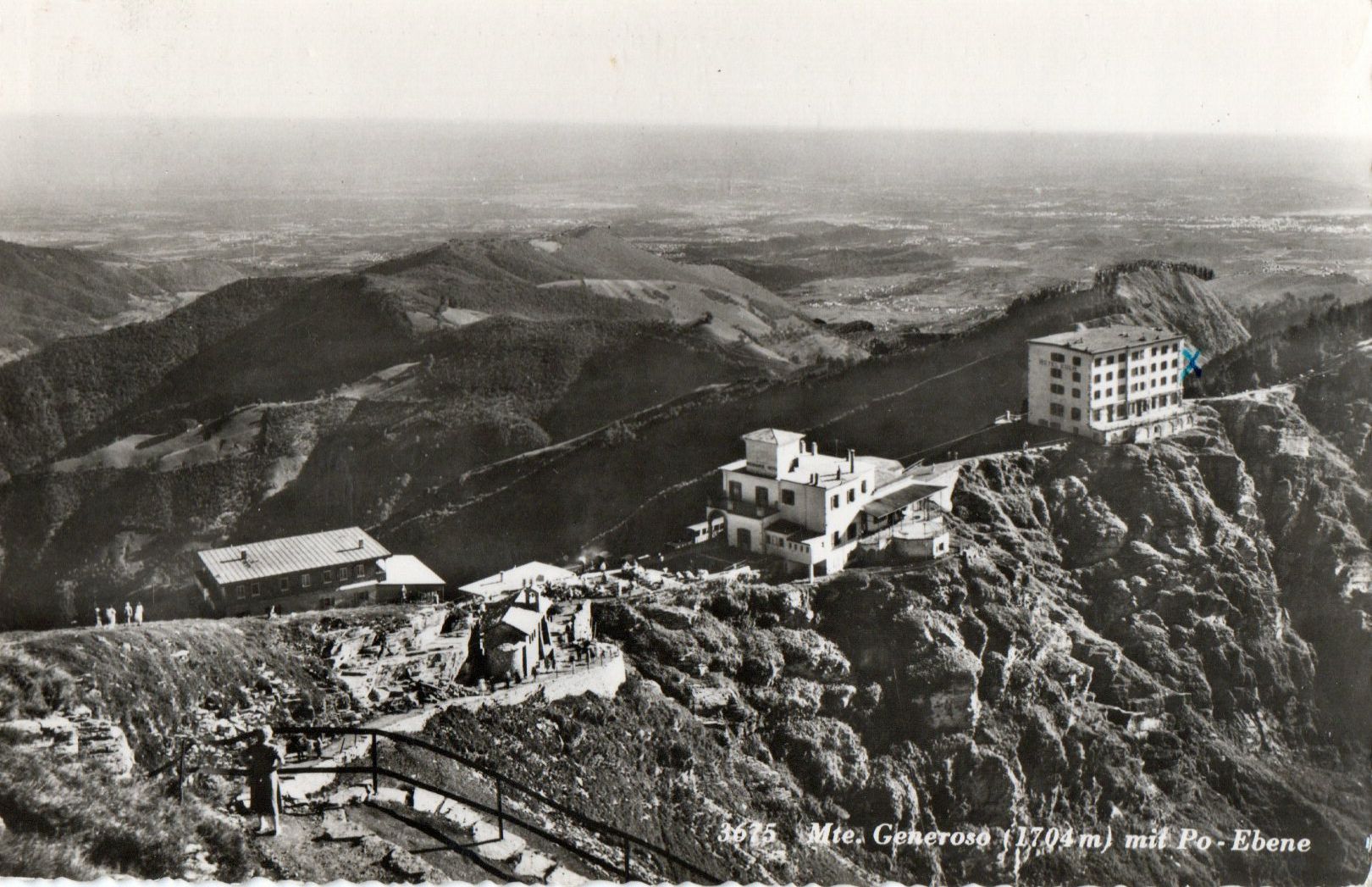 Cartoline postali: Monte Generoso mit Pò Ebene – Usato da Melano venduto da pisonsdro