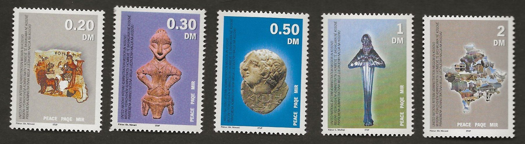 Tutti i francobolli: 5 Marken ITVF postfrisch DM – Usato da Au ZH venduto da xelagreb01