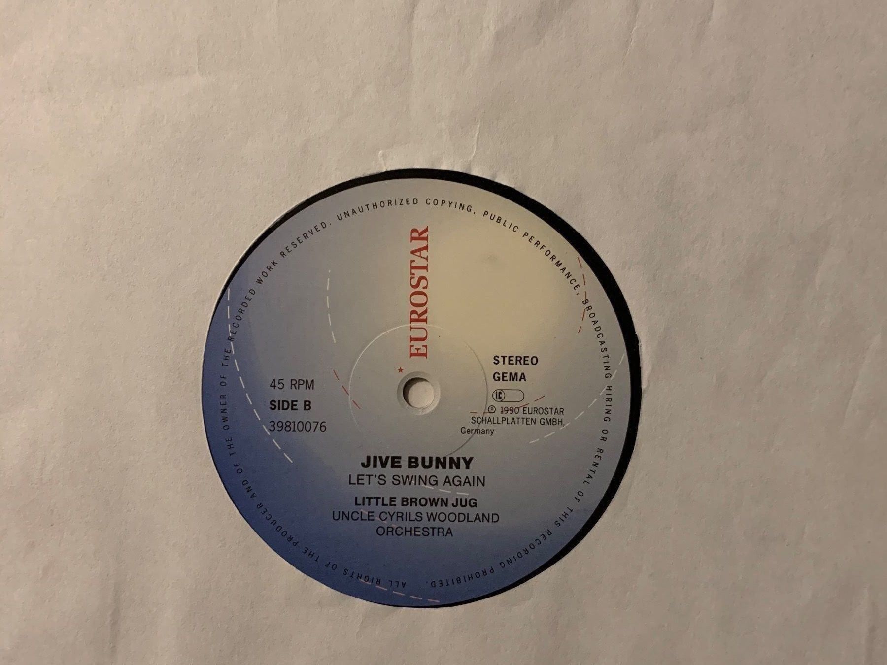 Dischi in vinile: JIVE BUNNY / LET'S SWING AGAIN – Usato da Sarnen venduto da m-basic 3