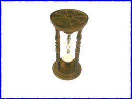 Dekorative Vintage SANDUHR (Eieruhr) - massives Messing