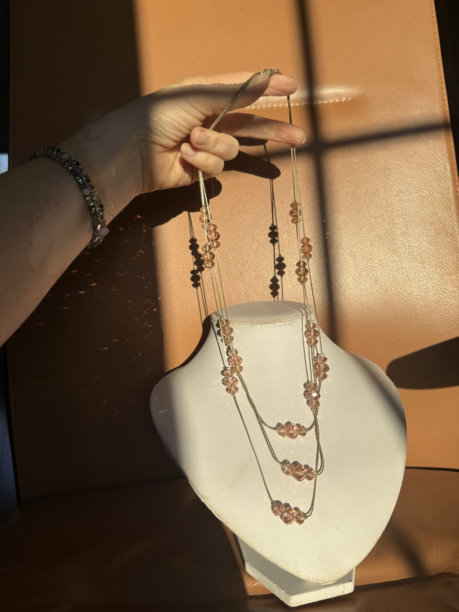 Catenine: Rosa Modeschmuck Kette NEU – Nuovo e nell'imballaggio originale da Basel venduto da Chili007