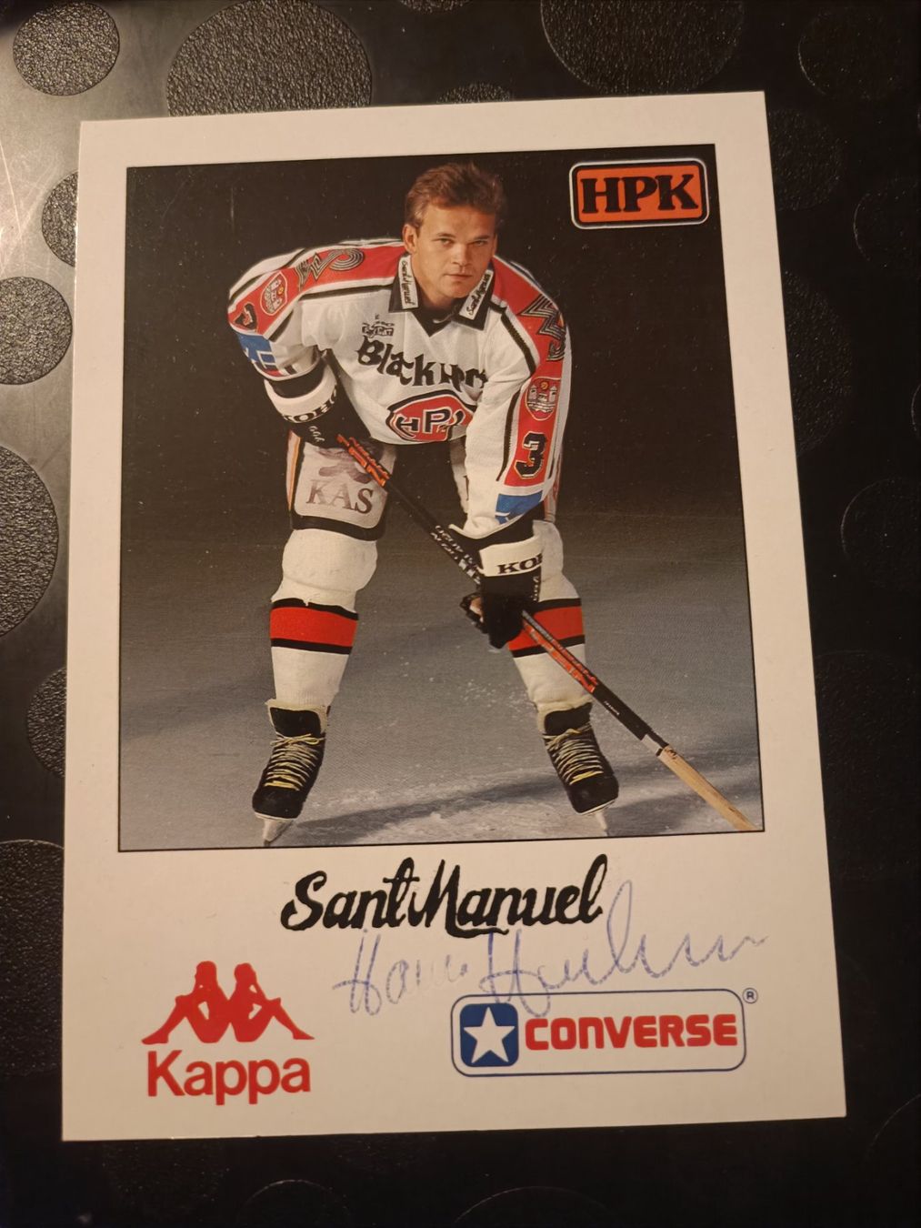 Autografi: Hannu Henriksson - handsignierte alte Karte – Usato da Menziken venduto da Artographs