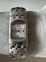 CD Uhr mit Gliederarmband Silber