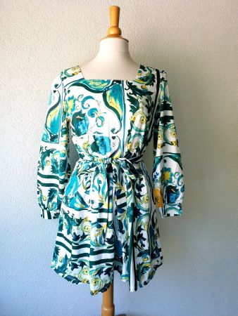 KOYA OVERALL JUMPSUIT ANZUG 34 XS HOSE SHORTS BLUSE TUNIKA