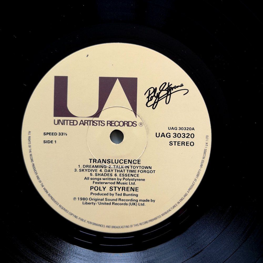 Dischi in vinile: Poly Styrene - Translucence (New Wave 1981) – Usato da Sargans venduto da Botanico 4
