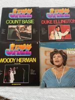 4 Jazz Vinyl LPs – Ella Fitzgerald, Duke Ellington, Count Ba